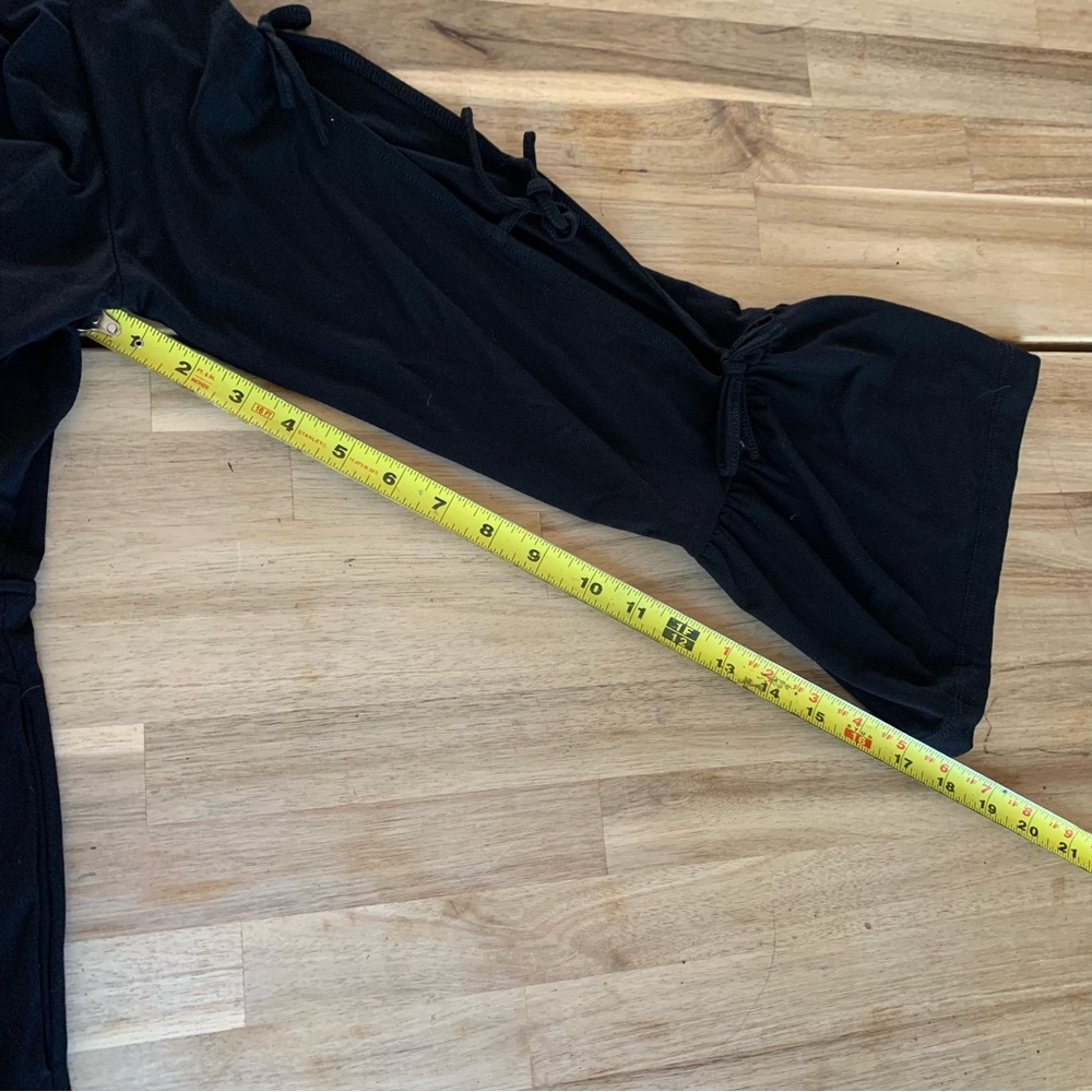 NWT BB Dakota Black Tie Sleeve Jumpsuit L - Picture 5 of 10